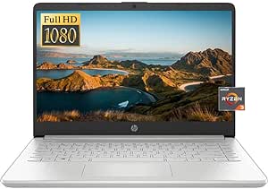 HP Newest 14" FHD Screen Laptop, AMD Ryzen 3 3250U Processor, 16GB DDR4 RAM, 1TB SSD, USB Type-C, Wi-Fi, HD Webcam, HDMI,Long Battery Life Up to 10 Hours, Windows 11 Home, ABYS Mouse Pad