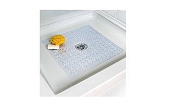 Deluxe Square Shower Mat - Clear