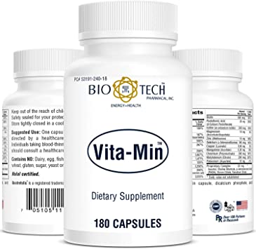 Bio-Tech Pharmacal Vita-Min Multivitamin (180 Count)