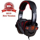 Gaming Headphone Headset Sades Sa708 Led Stereo Gaming Headphone with Microphone for Pc Computer Laptop