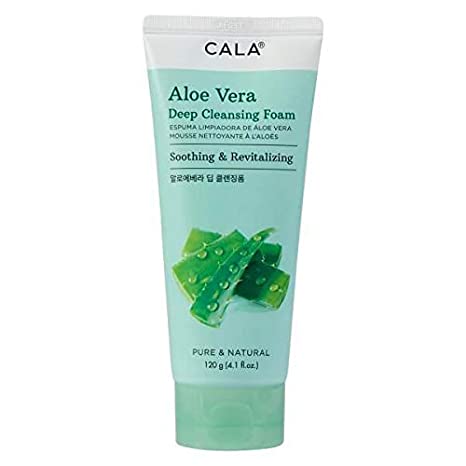 Cala Aloe vera deep cleansing foam 4.1 fluid ounce, 4.0999999999999996 Fl Ounce