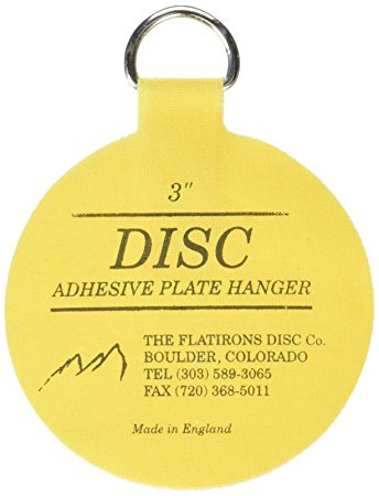 Invisible English Disc Adhesive Medium Plate Hanger Set (4 - 3 Inch Hangers)
