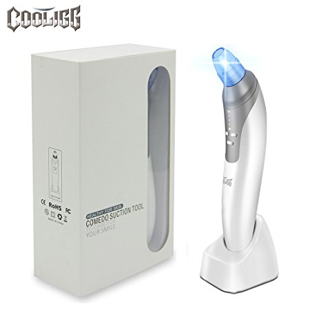 Cooligg Electronic Blackhead Acne Remover Vacuum Machine Dermabrasion Pore Cleaner