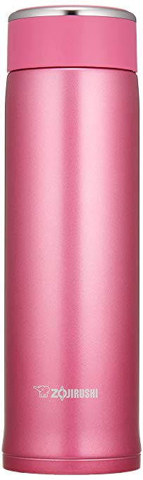 Zojirushi SM-LB48PM Stainless Steel Mug, 16-Ounce, Floral Pink