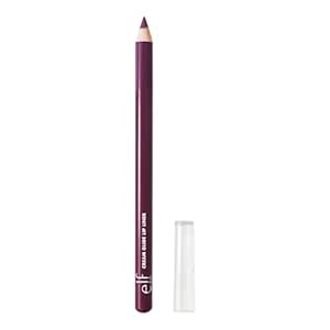 e.l.f. Cream Glide Lip Liner, Highly-Pigmented Pencil For Shaping & Sculpting Lips, Semi-Matte Finish, Vegan & Cruelty-Free, Plum & Get It