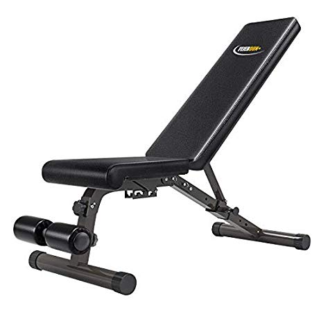 FEIERDUN Adjustable Workout Bench - Utility Weight Benches Foldable Versatility Incline/Decline Bench Full Body Workout