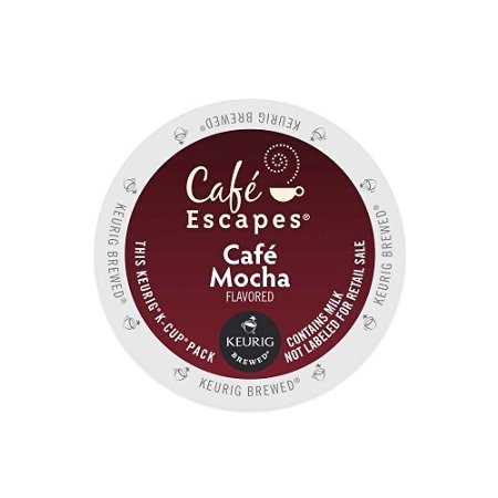Café Escapes Café Mocha, K-Cup Portion Pack for Keurig Brewers, 24-Count