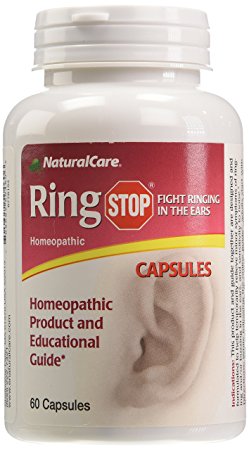 NaturalCare RingStop for Ringing and/or Buzzing in Ears, Capsules, 60-Count Bottle