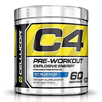 Cellucor Generation-4 C4 Pre-Workout Explosive Energy - 60 Serving (Icy Blue Razz)