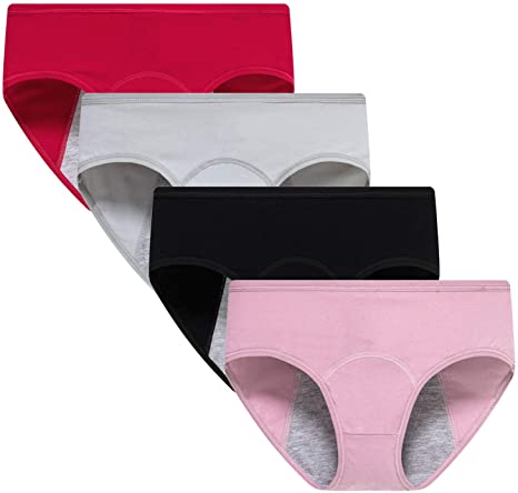 Demifill Teens Cotton Menstrual Protective Underwear Girls Leak Proof Period Panties Women Postpartum Briefs