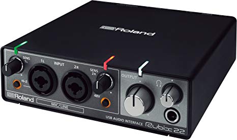 Roland USB Audio Interface, 2 in/2 out (RUBIX22)