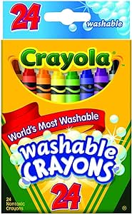 Crayola Washable Crayons 24/Pkg 52-6924 (3-Pack)