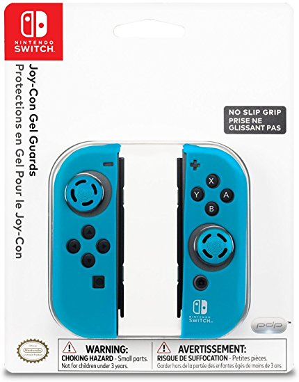 Nintendo Switch Comfort Grip Joy Con Blue Gel Guards by PDP