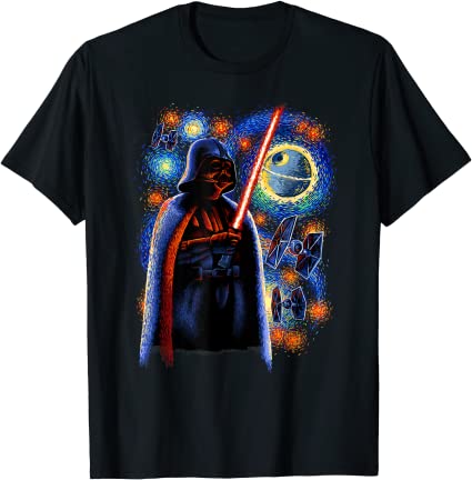 Star Wars Darth Vader Death Starry Night T-Shirt