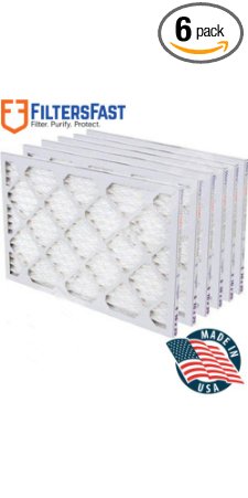 20x22x1 1" Pleated Air Filter Merv 8 - 6 pack by Filters Fast