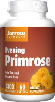 Jarrow Formulas Evening Primrose, Supports Women's Health, 1300 Mg, 60 Softgels