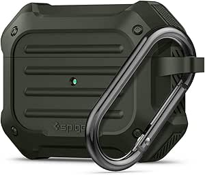 Spigen Tough Armor Compatible avec Apple AirPods Pro Coque (2019) -Vert Militaire