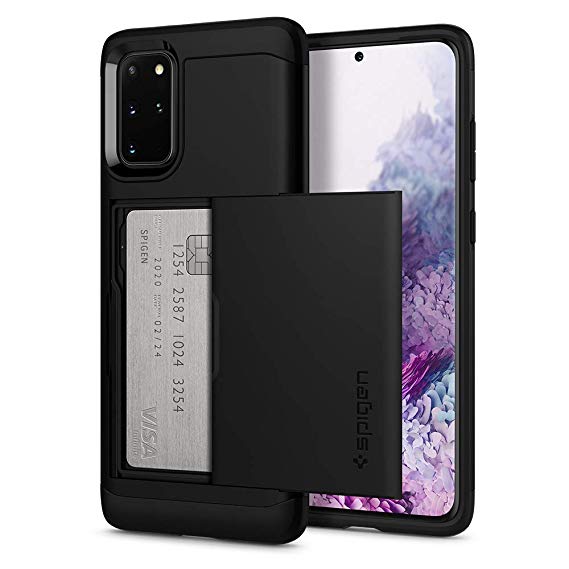 Spigen Slim Armor CS Designed for Samsung Galaxy S20 Plus Case (2020) - Black