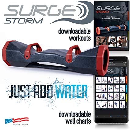 Surge Storm 40 Water Filled Adjustable Weight Tube, Home Gym Equipment, 42"