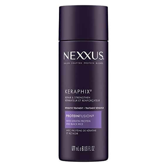 Nexxus Keraphix Damage Repair Pre-Wash Treatment Cream for Damaged Hair With Keratin Protein & Black Rice 6 oz