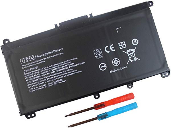 TF03XL 920070-855 Battery for HP Pavilion 15-CC023CL 15-CC050WM 15-CC563ST 17-AR050WM 15-CC 15-CD 14-BF Series 920046-421 920046-121 920046-541 HSTNN-LB7X HSTNN-IB7Y HSTNN-LB7J - 12 Months Warranty