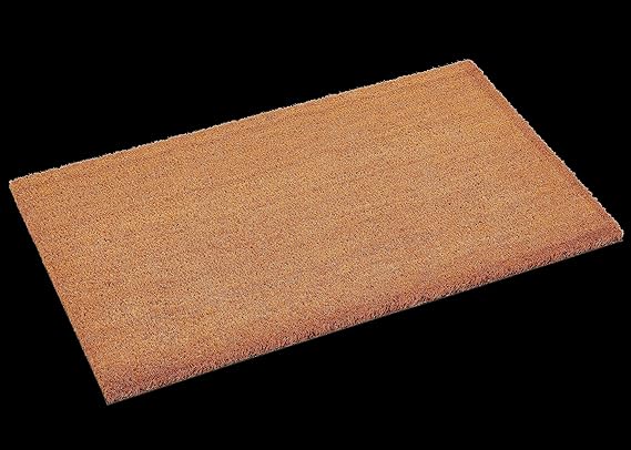 Kempf Custom Cut 1" Inch Thick Coco Mat with Vinyl Backing, Various Sizes, Great for Recessed Area Entrances, Coco Door Mat (2' x 3')