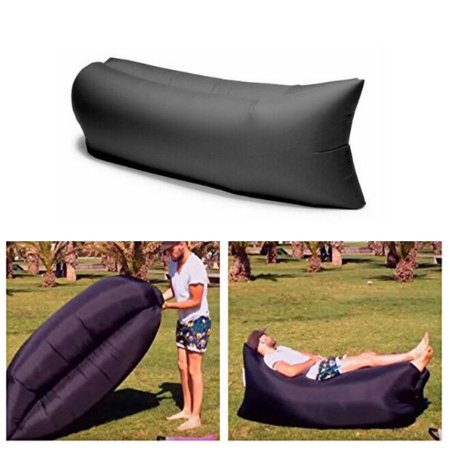 LOPEZ 2016 New Fast Infaltable Beach Sleeping Bag Convenient Outdoor Inflatable Lounger Mattress Quick Open lazybones Sleeping Air Bed Hangout Camping Bed Free Beach Cheer Beach Sofa Lounge