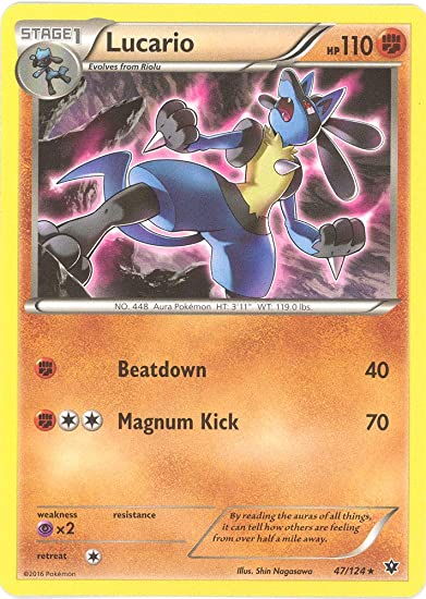 Pokemon - Lucario (47/124) - XY Fates Collide