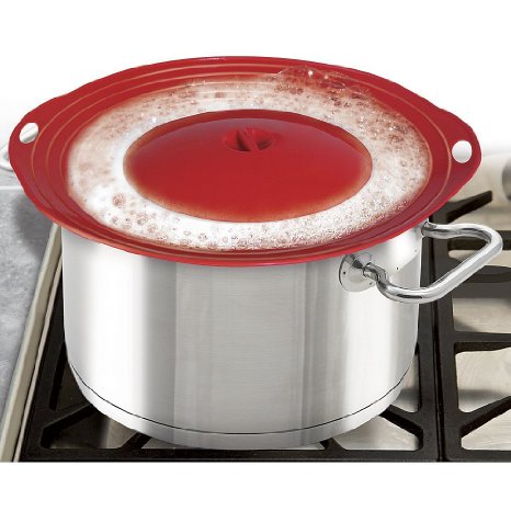 1 X Boil Over Safeguard - Silicone Lid Stops Pots and Pans from Messy Spillovers