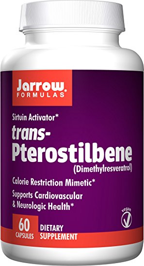 Jarrow Formulas Pterostilbene 60 vcaps (2 Pack)