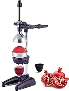 Tribest Pro MJP-105 XL Professional Manual Juice Cold Press Juicer for Pomegranate & Citrus, One-Size, Purple