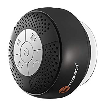 TaoTronics Bluetooth Shower Speaker, Water Resistant Portable Wireless Shower Speaker (Crisp Sound, Build-in Microphone for Hands-Free Calling, Solid Suction Cup, 6hrs Play Time, Control Buttons)