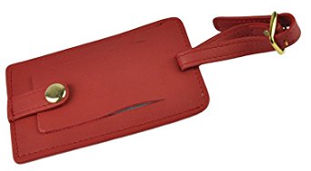 Royce Leather Snap Luggage Tag