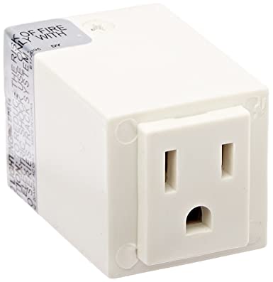 Elco Lighting EP814W EP814 Outlet Adapter,white