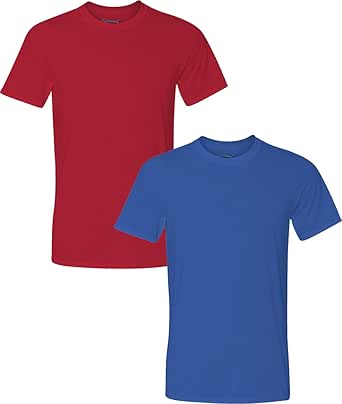 Gildan mens Moisture Wicking Polyester Performance T-shirt, 2-pack