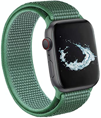RolQitee Watch Band Compatible with for Apple Watch Band 38mm 40mm 42mm 44mm Soft Lightweight Breathable Nylon Replacement Band for Watch Series 5 4 3 2 1 (Spearmint, 38mm/40mm)