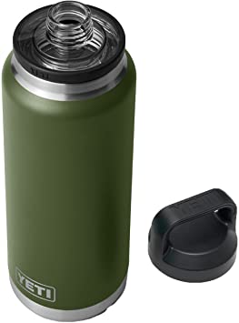 YETI Rambler 36 oz Bottle, Vacuum Insulated, Stainless Steel with Chug Cap