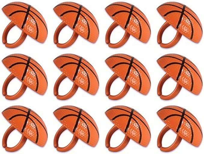 Basketball - Cupcake Rings (12 count)