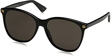 Gucci 0024S 001 Black 0024S Round Sunglasses Lens Category 3 Size 58mm