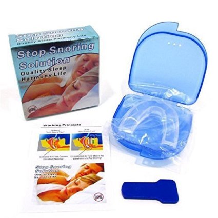 Stop Snoring Mouthpiece Apnea Aid Sleep Bruxism Anti Snore Pure Grind MouthGuard