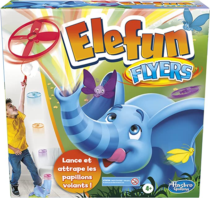 Hasbro Gaming F1695801 Elefun Flyers Butterfly Hunting Game for Kids 1 to 3 Players Age 4 , Multicoloured