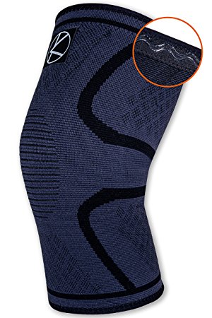 Best Knee Compression Sleeve Support for Running, Arthritis, Basketball, Sports, Crossfit – Knee Brace for Meniscus Tear, ACL, Joint Pain Relief, Injury Recovery, Patella for Women, Men & Kids