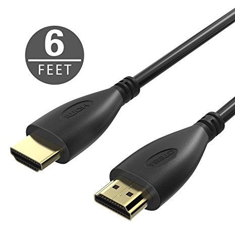 OTBBA HDMI Cable,6 Feet(1.8 Meters) 3D Ethernet High-Speed HDMI Cable[Latest Standard]