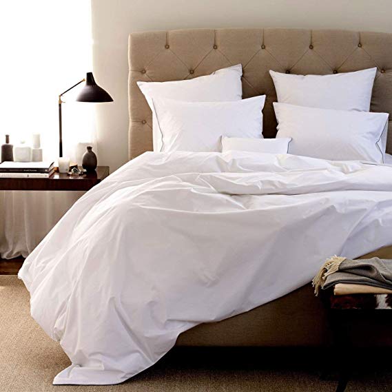 Organic Bed Sheets-Size-FULL, Color-WHITE sheets are comfortable and ultra-soft & silky# Made in India 800 Thread Count - 100% Organic Cotton 4pc Bed Sheet Set With 19" DEEP POCKET