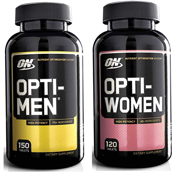 Optimum Nutrition Opti-Men 150 Multivitamin Tablets   Opti-Women 120 Capsules