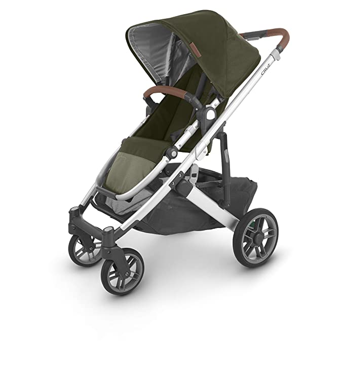 Cruz V2 Stroller - Hazel (Olive/Silver/Saddle Leather)