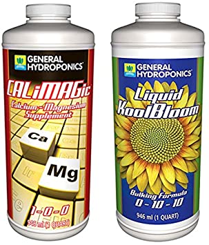 General Hydroponics GLCMBX0012 Calimagic and Liquid Koolbloom Combo, 1 Quart Fertilizer