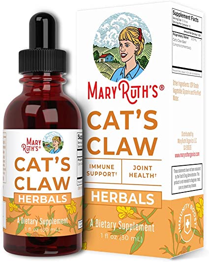 Cats Claw Bark Tincture by MaryRuth's | Wildcrafted Cats Claw Bark Has Been Used for Centuries to Support Joint, Digestive & Immune Health | Vegan Supplement and Non-GMO