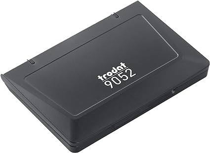 Trodat Stamp Pad 9052, Black, for Manual Stamps – Size 110 x 70 mm
