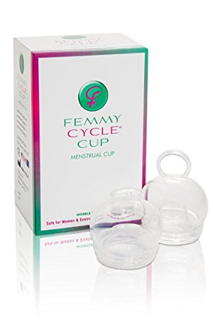 FemmyCycle Menstrual Cup Starter Kit (Regular & Low Cervix Sizes) - No Spill Design using Highest Quality Medical Grade Silicone for Comfort, Durability and A Peace of Mind. Reusable, Eco-Friendly, and BPA-Free. Patented, Awarded, FDA Approved and Made in the USA